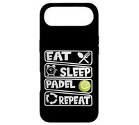 Custodia per iPhone Air Mangia Dormi Padel Ripeti Giocatore di frasi divertenti