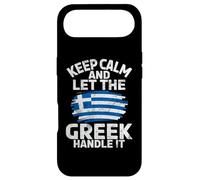 Custodia per iPhone Air Mantieni la calma e lascia che il greco lo gestisca greco