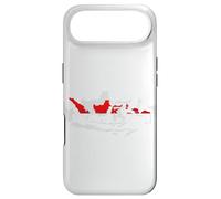 Custodia per iPhone Air Mappa dell'Indonesia in rosso e bianco