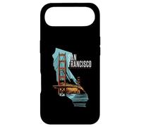 Custodia per iPhone Air Mappa dello stato della California San Francisco Golden Gate Bridge