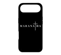 Custodia per iPhone Air MARANATHA Vieni Signore Citazione greca con la croce di Gesù