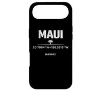 Custodia per iPhone Air Maui Hawaii Coordinate Tropical Island Travel Design