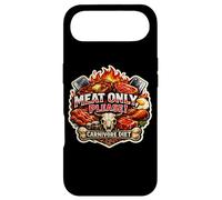 Custodia per iPhone Air Meat Only Please Funny Carnivore Diet Fan Lover Follower Bavaglio
