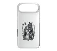 Custodia per iPhone Air Medieval Maiden Horse Gothic Fantasy Sword Moon Design