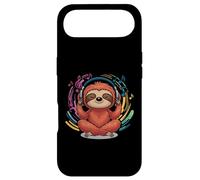 Custodia per iPhone Air Meditare Bradipo Ascoltare Musica Rilassante