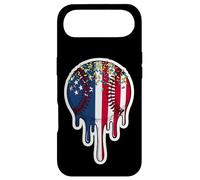 Custodia per iPhone Air Melting American Baseball Drip Giocatore Patriottico Coach Amante