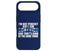 Custodia per iPhone Air Meme con bandiera I'm Not Perfect But AM Scozzese KINDA SAME THING