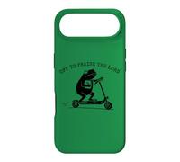 Custodia per iPhone Air Meme cristiano per lodare il monopattino Lord Frog