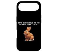 Custodia per iPhone Air Meme Lover Video Gamer Dangerous Alone Rabbit