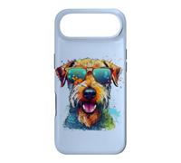 Custodia per iPhone Air Mens Colorful Paint Splash Pop Art Airedale Terrier Lover