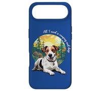 Custodia per iPhone Air Mens Womens All I Need Camping Jack Russell Terriers Lover