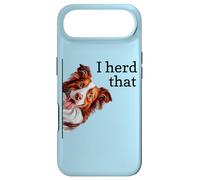 Custodia per iPhone Air Mens Womens Funny Heard I Herd That Red Border Collie Lover