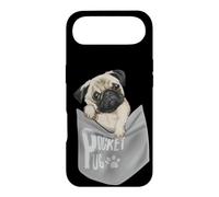 Custodia per iPhone Air Men's Women's Kids Funny Cool Pocket Pug Pets Graphic Design