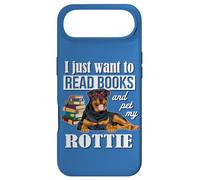 Custodia per iPhone Air Mens Womens Kids Funny Read Books & Pet My Rottweiler Lover