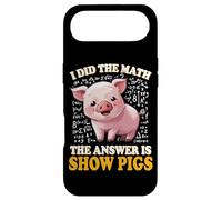 Custodia per iPhone Air Mens Womens Kids I Did The Math Answer Is Show Pigs Lover
