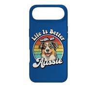 Custodia per iPhone Air Mens Womens Retro Vintage Life Is Better Aussie Dog Lover