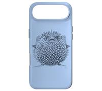 Custodia per iPhone Air Mens Womens Vintage Retro Illustration Puffer Fish Lover