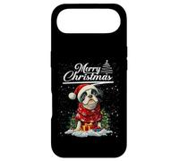 Custodia per iPhone Air Merry Christmas Boston Terrier Santa Hat Dog Lovers Xmas