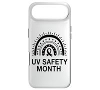 Custodia per iPhone Air Mese della sicurezza UV Boho Rainbow - Prevenzione del cancro della pelle