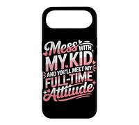 Custodia per iPhone Air MESS WITH MY KID AND YOU'LL MEET MY FULL TIME ATTIUDE