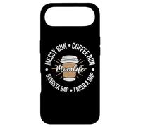 Custodia per iPhone Air Messy Bun Coffee Run Momlife Cafeine Baristas Coffee Lover
