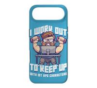 Custodia per iPhone Air Mi alleno per stare al passo con i miei personaggi RPG Gamer