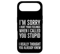 Custodia per iPhone Air Mi dispiace di aver ferito i tuoi sentimenti quando ti ho chiamato stupido