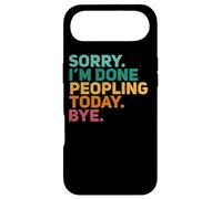 Custodia per iPhone Air Mi dispiace Sono finito Peopling Today Bye Divertente Imbarazzante Introverso