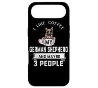 Custodia per iPhone Air Mi piace caffè mio cane pastore tedesco e forse 3 persone