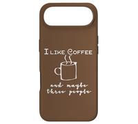 Custodia per iPhone Air Mi piace il caffè e forse tre persone divertimento