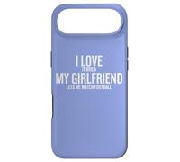 Custodia per iPhone Air Mi piace quando la mia ragazza mi lascia guardare il calcio