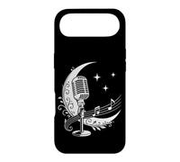 Custodia per iPhone Air Microfono Musica Con Luna Per Cantanti E Musicisti