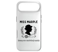 Custodia per iPhone Air Miss Marple Sharp come un ferro da maglia