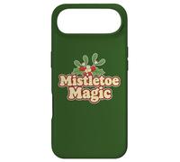 Custodia per iPhone Air Mistletoe Magic Joyful Season Vibes Natale Vacanze Retro