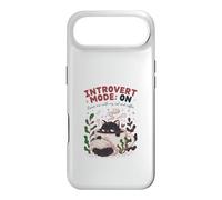 Custodia per iPhone Air Modo introverso su gatto e caffè Cozy Cat in Mug Art