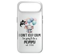 Custodia per iPhone Air Mom 2026 I Can't Keep Calm I'm Going to Be a Mommy est 2026