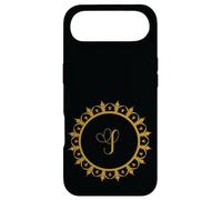 Custodia per iPhone Air Monogram S Initial Mandala Ispirato Pretty Circle Design