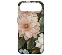 Custodia per iPhone Air Morbido bouquet floreale | Rose crema e accenti blu