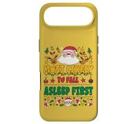 Custodia per iPhone Air Most Likely To Fall Asleep First Outfit Funny Xmas Pajamas