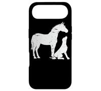 Custodia per iPhone Air Motivo cavallo e cane per donne e uomini. Amante dei cani