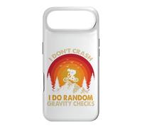 Custodia per iPhone Air Mountain bike divertente "I Don't Crash I Do Random Gravity Checks