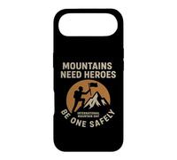 Custodia per iPhone Air Mountains Need Heroes, Be One Safely | Regalo di sicurezza per scalatori