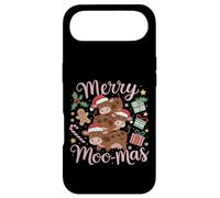 Custodia per iPhone Air Mucca carina Merry Moo-mas divertente mucca di Natale