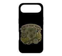 Custodia per iPhone Air MUD PRINT MAP Mappa di tracce animali sul campo