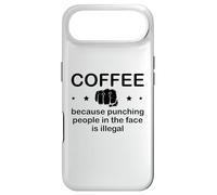 Custodia per iPhone Air Mug Coffee Because Punching People in the Face is Illegal