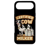 Custodia per iPhone Air Mungitrice certificata per mucca, divertente, per contadini, umorismo, vita di campagna