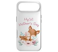 Custodia per iPhone Air My 1st Mother's Day - Cute Mom & Baby Dear Cute Watercolor