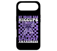 Custodia per iPhone Air My Brain Has Hiccups Epilessia Consapevolezza Ragazza Mamma Viola