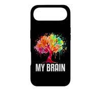 Custodia per iPhone Air My Brain Tree Rainbow Splash Neurodivergente Adulto