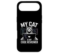 Custodia per iPhone Air My Cat Is My Code Reviewer Programmatore divertente